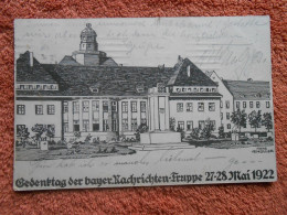 AK M Munchen Gedenktag Der Bayer Nachrichten-Truppe 27-28 Mai 1922 - Muenchen