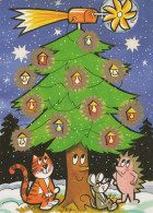 Buon Anno Natale Vintage Cartolina CPSM #PBB273.IT - Nouvel An