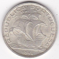 Portugal. 10 Escudos 1954, En Argent, KM# 586 - Portugal