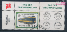 Österreich 2414Zf Mit Zierfeld (kompl.Ausg.) Gestempelt 2003 Bahnpostwagen (10404399 - Usati