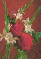 FLOWERS Vintage Ansichtskarte Postkarte CPSM #PAS046.DE - Flowers