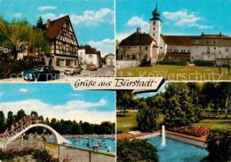 73865901 Buerstadt Ortszentrum Kirche Parkanlagen Wasserspiele Freibad Buerstadt - Bürstadt