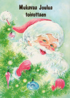 WEIHNACHTSMANN SANTA CLAUS WEIHNACHTSFERIEN Vintage Postkarte CPSM #PAJ880.DE - Kerstman