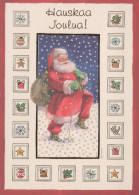 WEIHNACHTSMANN SANTA CLAUS WEIHNACHTSFERIEN Vintage Postkarte CPSM #PAJ540.DE - Santa Claus