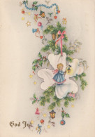 ENGEL WEIHNACHTSFERIEN Feiern & Feste Vintage Ansichtskarte Postkarte CPSM #PAJ283.DE - Engel
