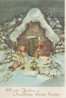 ENGEL WEIHNACHTSFERIEN Feiern & Feste Vintage Ansichtskarte Postkarte CPSM #PAH139.DE - Angels
