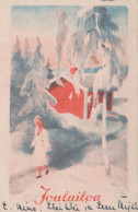 Feliz Año Navidad GNOMO Vintage Tarjeta Postal CPSMPF #PKG419.ES - New Year