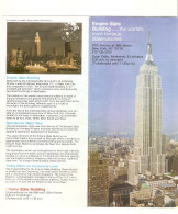 Facts About The Empire State Building - Petit Dépliant Touristique - Tourist Flyer 1987 (Etats-Unis USA) - Tourism Brochures