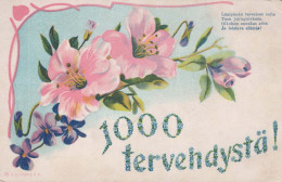 FLORES Vintage Tarjeta Postal CPSMPF #PKD986.ES - Flowers