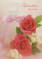 FLORES Vintage Tarjeta Postal CPSM #PBZ451.ES - Fleurs