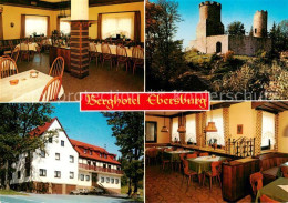 73865889 Poppenhausen Rhoen Berghotel Ebersburg Restaurant Burgruine Poppenhause - Sonstige & Ohne Zuordnung