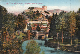 - 65 - LOURDES. - Le Château Fort Et Le Gave - - Lourdes