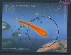 Österreich Block32 (kompl.Ausg.) Mit Echtem Meteoritenstaub Bedruckt Gestempelt 2006 Meteor (10404446 - Used Stamps