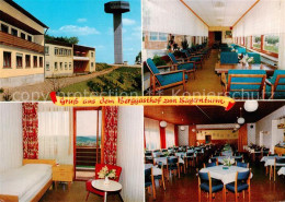73865878 Zimmerau Rhoen-Grabfeld Berggasthof Zum Bayernturm Restaurant Ausflugsl - Other & Unclassified