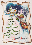 Feliz Año Navidad Vintage Tarjeta Postal CPSM #PBM863.ES - Anno Nuovo