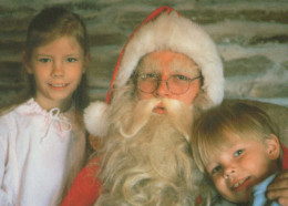 PAPÁ NOEL Feliz Año Navidad Vintage Tarjeta Postal CPSM #PBB061.ES - Santa Claus