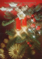 Feliz Año Navidad VELA Vintage Tarjeta Postal CPSM #PAZ483.ES - Neujahr