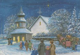 Feliz Año Navidad Vintage Tarjeta Postal CPSM #PAW940.ES - Neujahr