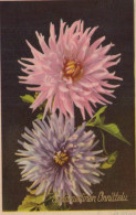 FLOWERS Vintage Ansichtskarte Postkarte CPA #PKE567.DE - Flores