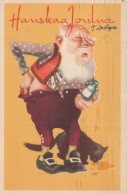 Neujahr Weihnachten GNOME Vintage Ansichtskarte Postkarte CPSMPF #PKD923.DE - Neujahr