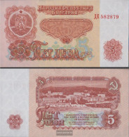 Bulgaria Pick-number: 95a Used (III) 1974 5 Leva - Bulgarien