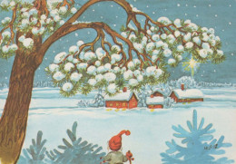 Neujahr Weihnachten Vintage Ansichtskarte Postkarte CPSM #PBM997.DE - New Year