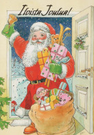 WEIHNACHTSMANN SANTA CLAUS Neujahr Weihnachten Vintage Ansichtskarte Postkarte CPSM #PBL051.DE - Santa Claus