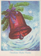 Neujahr Weihnachten BELL Vintage Ansichtskarte Postkarte CPSM #PAY647.DE - Neujahr