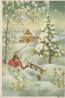 Neujahr Weihnachten KINDER Vintage Ansichtskarte Postkarte CPSM #PAY196.DE - New Year