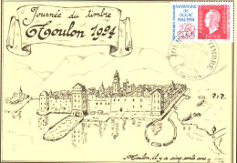 JOURNEE DU TIMBRE 1994 TOULON - Commemorative Postmarks