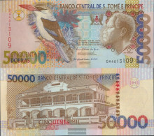 Sao TomE E PrincipE Pick-number: 68d Uncirculated 2010 50.000 Dobras - Sao Tome And Principe