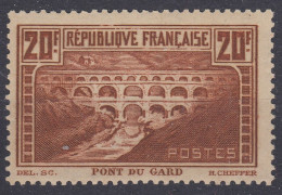 FRANCE PONT DU GARD N° 262 IIB NEUF * GOMME TRACE DE CHARNIERE - COTE 325 € - Unused Stamps
