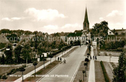 73831956 Werne  Lippe Muenster Westfalen Steinstrasse Mit Pfarrkirche  - Münster