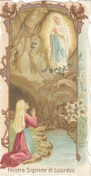 Santino Fustellato Nostra Signora Di Lourdes - Devotieprenten