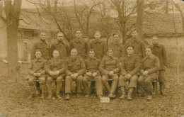 * CP PHOTO * WW2 * GROUPE DE MILITAIRES * MILITAIRE * G.V.C. - 949 * STALAG IX ABWEHR * PRISONNIERS - 1942 - Guerre 1939-45