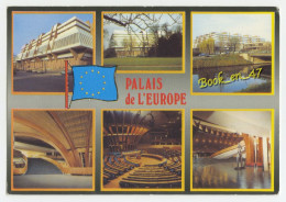 {92135} 67 Bas Rhin Strasbourg , Palais De L' Europe , Siège Du Conseil De L' Europe , Multivues ; Divers Aspects - Straatsburg