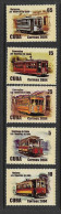 CUBA 2004 TRAMWAYS YVERT N°4153/4157 NEUF MNH** - Tramways