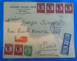LETTRE  -  ROUMANIE  -  RECTO VERSO  -  1930 - Covers & Documents