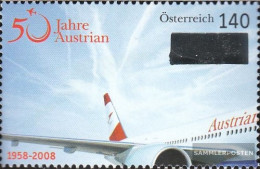 Austria 2718 (complete Issue) Unmounted Mint / Never Hinged 2008 Austrian Airlines - Ungebraucht