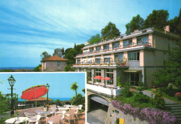 SAN REMO, LIGURIA, HOTEL, ARCHITECTURE, MULTIPLE VIEWS, UMBRELLA, TERRACE, ITALY, POSTCARD - San Remo