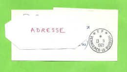 ESSONNE - Dépt N° 91 = VERRIERES LE BUISSON 1965 =  CACHET A8  PP  Non Codé + Bande De Journal Entière - Maschinenstempel (Werbestempel)