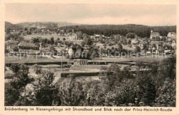 73831811 Brueckenberg Krummhuebel Riesengebirge PL Mit Strandbad Und Blick Nach  - Pologne