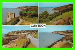 CLEVEDON, SOMERSET, UK - THE PIER, LADYE BAY, GREEN BEACH, SALTHOUSE POINT - 5 MULTIVUES - TRAVEL IN 1970 - - Sonstige & Ohne Zuordnung