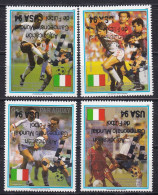 Paraguay, 1991, 4622/25, Fußball-Weltmeisterschaft 1994, USA, Aufdruck Kopfstehend - 1994 – Stati Uniti