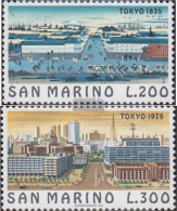 San Marino 1097-1098 (complete Issue) Unmounted Mint / Never Hinged 1975 Weltstädte - Unused Stamps