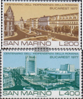 San Marino 1145-1146 (complete Issue) Unmounted Mint / Never Hinged 1977 Famous Cities - Unused Stamps