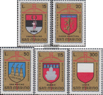 San Marino 1070-1074 (complete Issue) Unmounted Mint / Never Hinged 1974 Armbrustturnier - Neufs