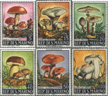 San Marino 891-896 (complete Issue) Unmounted Mint / Never Hinged 1967 Mushrooms - Neufs