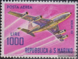 San Marino 801 (complete Issue) Unmounted Mint / Never Hinged 1964 Modern Aircraft - Ongebruikt