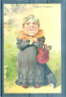 Relief - Gaufrée - Embossed - Prage - Caricature - Tâchée à Gauche - Autres & Non Classés